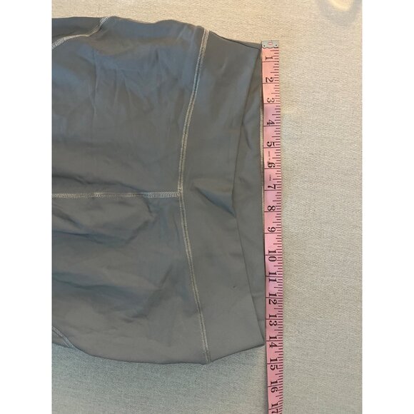 So Real women's gray running athletic reflective leggings Size M - Picture 5 of 10